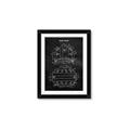 Picture of Hockey Helmet I Blueprint _GroupedProduct_Rectangle_Portrait_Mini_ _GroupedProduct_Rectangle_Portrait_Framed_Matted_