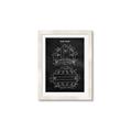 Picture of Hockey Helmet I Blueprint _GroupedProduct_Rectangle_Portrait_Mini_ _GroupedProduct_Rectangle_Portrait_Framed_Matted_