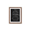 Picture of Hockey Helmet I Blueprint _GroupedProduct_Rectangle_Portrait_Mini_ _GroupedProduct_Rectangle_Portrait_Framed_Matted_