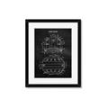 Picture of Hockey Helmet I Blueprint _GroupedProduct_Rectangle_Portrait_Mini_ _GroupedProduct_Rectangle_Portrait_Framed_Matted_