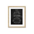 Picture of Hockey Helmet I Blueprint _GroupedProduct_Rectangle_Portrait_Mini_ _GroupedProduct_Rectangle_Portrait_Framed_Matted_
