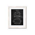 Picture of Hockey Helmet I Blueprint _GroupedProduct_Rectangle_Portrait_Mini_ _GroupedProduct_Rectangle_Portrait_Framed_Matted_