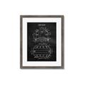 Picture of Hockey Helmet I Blueprint _GroupedProduct_Rectangle_Portrait_Mini_ _GroupedProduct_Rectangle_Portrait_Framed_Matted_