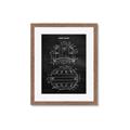 Picture of Hockey Helmet I Blueprint _GroupedProduct_Rectangle_Portrait_Mini_ _GroupedProduct_Rectangle_Portrait_Framed_Matted_