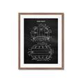 Picture of Hockey Helmet I Blueprint _GroupedProduct_Rectangle_Portrait_Mini_ _GroupedProduct_Rectangle_Portrait_Framed_Matted_