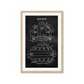 Picture of Hockey Helmet I Blueprint _GroupedProduct_Rectangle_Portrait_Mini_ _GroupedProduct_Rectangle_Portrait_Framed_Matted_