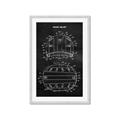 Picture of Hockey Helmet I Blueprint _GroupedProduct_Rectangle_Portrait_Mini_ _GroupedProduct_Rectangle_Portrait_Framed_Matted_