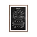 Picture of Hockey Helmet I Blueprint _GroupedProduct_Rectangle_Portrait_Mini_ _GroupedProduct_Rectangle_Portrait_Framed_Matted_