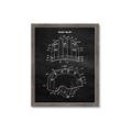Picture of Hockey Helmet II Blueprint  _GroupedProduct_Rectangle_Portrait_Mini_ _GroupedProduct_Rectangle_Portrait_Framed_Matted_