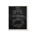 Picture of Hockey Helmet II Blueprint  _GroupedProduct_Rectangle_Portrait_Mini_ _GroupedProduct_Rectangle_Portrait_Framed_Matted_