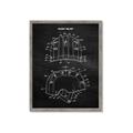 Picture of Hockey Helmet II Blueprint  _GroupedProduct_Rectangle_Portrait_Mini_ _GroupedProduct_Rectangle_Portrait_Framed_Matted_