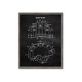 Picture of Hockey Helmet II Blueprint  _GroupedProduct_Rectangle_Portrait_Mini_ _GroupedProduct_Rectangle_Portrait_Framed_Matted_
