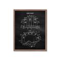Picture of Hockey Helmet II Blueprint  _GroupedProduct_Rectangle_Portrait_Mini_ _GroupedProduct_Rectangle_Portrait_Framed_Matted_