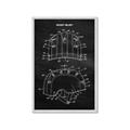 Picture of Hockey Helmet II Blueprint  _GroupedProduct_Rectangle_Portrait_Mini_ _GroupedProduct_Rectangle_Portrait_Framed_Matted_