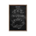 Picture of Hockey Helmet II Blueprint  _GroupedProduct_Rectangle_Portrait_Mini_ _GroupedProduct_Rectangle_Portrait_Framed_Matted_