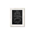 Picture of Hockey Helmet II Blueprint  _GroupedProduct_Rectangle_Portrait_Mini_ _GroupedProduct_Rectangle_Portrait_Framed_Matted_