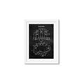 Picture of Hockey Helmet II Blueprint  _GroupedProduct_Rectangle_Portrait_Mini_ _GroupedProduct_Rectangle_Portrait_Framed_Matted_