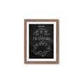Picture of Hockey Helmet II Blueprint  _GroupedProduct_Rectangle_Portrait_Mini_ _GroupedProduct_Rectangle_Portrait_Framed_Matted_