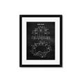 Picture of Hockey Helmet II Blueprint  _GroupedProduct_Rectangle_Portrait_Mini_ _GroupedProduct_Rectangle_Portrait_Framed_Matted_