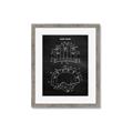 Picture of Hockey Helmet II Blueprint  _GroupedProduct_Rectangle_Portrait_Mini_ _GroupedProduct_Rectangle_Portrait_Framed_Matted_