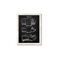 Picture of Hockey Glove Blueprint _GroupedProduct_Rectangle_Portrait_Mini_ _GroupedProduct_Rectangle_Portrait_Framed_Matted_