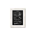 Picture of Hockey Glove Blueprint _GroupedProduct_Rectangle_Portrait_Mini_ _GroupedProduct_Rectangle_Portrait_Framed_Matted_
