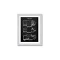 Picture of Hockey Glove Blueprint _GroupedProduct_Rectangle_Portrait_Mini_ _GroupedProduct_Rectangle_Portrait_Framed_Matted_