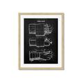 Picture of Hockey Glove Blueprint _GroupedProduct_Rectangle_Portrait_Mini_ _GroupedProduct_Rectangle_Portrait_Framed_Matted_