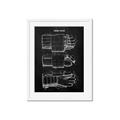 Picture of Hockey Glove Blueprint _GroupedProduct_Rectangle_Portrait_Mini_ _GroupedProduct_Rectangle_Portrait_Framed_Matted_