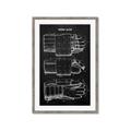 Picture of Hockey Glove Blueprint _GroupedProduct_Rectangle_Portrait_Mini_ _GroupedProduct_Rectangle_Portrait_Framed_Matted_