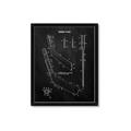Picture of Hockey Stick II Blueprint _GroupedProduct_Rectangle_Portrait_Mini_ _GroupedProduct_Rectangle_Portrait_Framed_Matted_