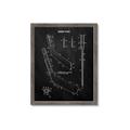 Picture of Hockey Stick II Blueprint _GroupedProduct_Rectangle_Portrait_Mini_ _GroupedProduct_Rectangle_Portrait_Framed_Matted_