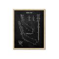 Picture of Hockey Stick II Blueprint _GroupedProduct_Rectangle_Portrait_Mini_ _GroupedProduct_Rectangle_Portrait_Framed_Matted_