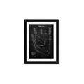 Picture of Hockey Stick II Blueprint _GroupedProduct_Rectangle_Portrait_Mini_ _GroupedProduct_Rectangle_Portrait_Framed_Matted_