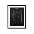 Picture of Hockey Stick II Blueprint _GroupedProduct_Rectangle_Portrait_Mini_ _GroupedProduct_Rectangle_Portrait_Framed_Matted_