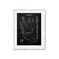 Picture of Hockey Stick II Blueprint _GroupedProduct_Rectangle_Portrait_Mini_ _GroupedProduct_Rectangle_Portrait_Framed_Matted_
