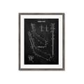 Picture of Hockey Stick II Blueprint _GroupedProduct_Rectangle_Portrait_Mini_ _GroupedProduct_Rectangle_Portrait_Framed_Matted_