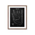 Picture of Hockey Stick II Blueprint _GroupedProduct_Rectangle_Portrait_Mini_ _GroupedProduct_Rectangle_Portrait_Framed_Matted_