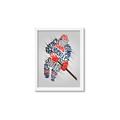 Picture of Hockey Words Player _GroupedProduct_Rectangle_Portrait_Mini_ _GroupedProduct_Rectangle_Portrait_Framed_Matted_
