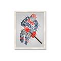 Picture of Hockey Words Player _GroupedProduct_Rectangle_Portrait_Mini_ _GroupedProduct_Rectangle_Portrait_Framed_Matted_