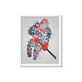 Picture of Hockey Words Player _GroupedProduct_Rectangle_Portrait_Mini_ _GroupedProduct_Rectangle_Portrait_Framed_Matted_