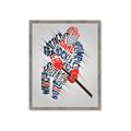 Picture of Hockey Words Player _GroupedProduct_Rectangle_Portrait_Mini_ _GroupedProduct_Rectangle_Portrait_Framed_Matted_