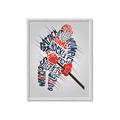 Picture of Hockey Words Player _GroupedProduct_Rectangle_Portrait_Mini_ _GroupedProduct_Rectangle_Portrait_Framed_Matted_
