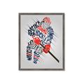 Picture of Hockey Words Player _GroupedProduct_Rectangle_Portrait_Mini_ _GroupedProduct_Rectangle_Portrait_Framed_Matted_