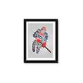 Picture of Hockey Words Player _GroupedProduct_Rectangle_Portrait_Mini_ _GroupedProduct_Rectangle_Portrait_Framed_Matted_