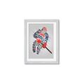 Picture of Hockey Words Player _GroupedProduct_Rectangle_Portrait_Mini_ _GroupedProduct_Rectangle_Portrait_Framed_Matted_