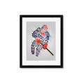 Picture of Hockey Words Player _GroupedProduct_Rectangle_Portrait_Mini_ _GroupedProduct_Rectangle_Portrait_Framed_Matted_