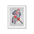 Picture of Hockey Words Player _GroupedProduct_Rectangle_Portrait_Mini_ _GroupedProduct_Rectangle_Portrait_Framed_Matted_