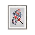 Picture of Hockey Words Player _GroupedProduct_Rectangle_Portrait_Mini_ _GroupedProduct_Rectangle_Portrait_Framed_Matted_