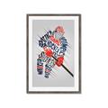 Picture of Hockey Words Player _GroupedProduct_Rectangle_Portrait_Mini_ _GroupedProduct_Rectangle_Portrait_Framed_Matted_